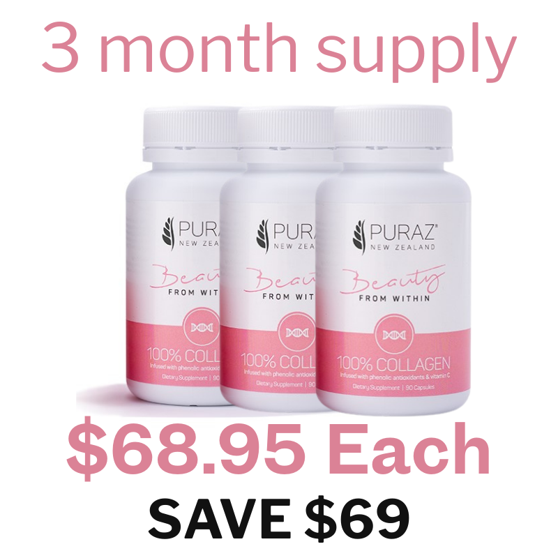 Puraz Collagen Infusion Capsules customer results graphic