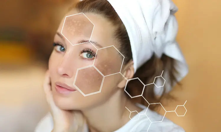 Collagen capsules and powder beside citrus and water for a brighter-looking skin routine in NZ