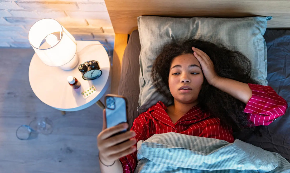 GABA and glycine sleep supplement comparison in a calm evening wellness setting
