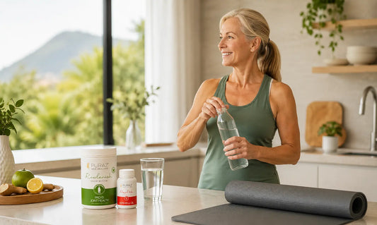 Active adult comparing omega 3 and collagen joint support routines in New Zealand