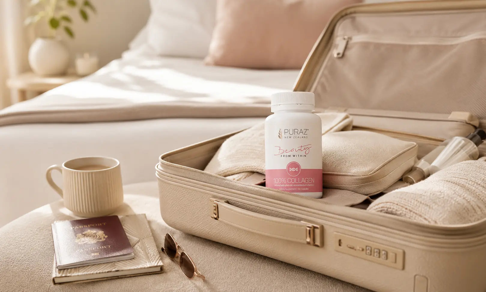 Travel Friendly Collagen: Capsules, Powder or Pause Until You Are Home?