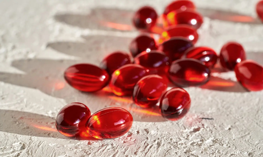 Puraz krill oil softgels with astaxanthin label decoder for NZ omega 3 routine