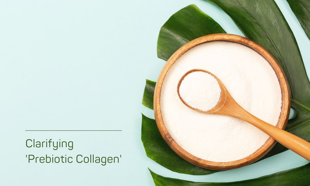 Clarifying prebiotic collagen peptides