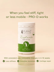 Puraz PRO-d Joint Health supplement tub for mobility and joint comfort