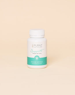 Puraz Immune Defence supplement bottle for immunity and gut health support