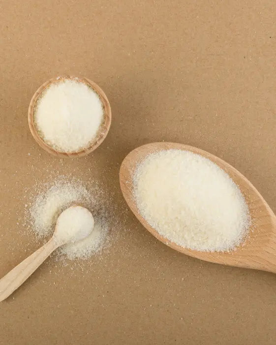 Look for hydrolysed collagen powder