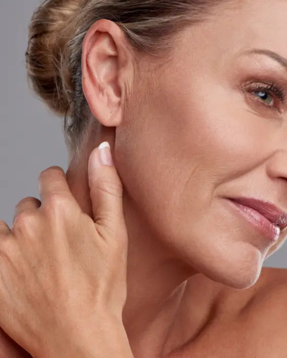 Match powder to skin or joints