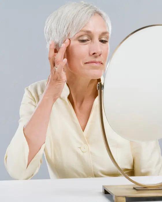 Start with the skin change you notice most
